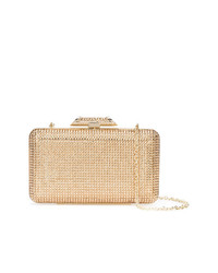 goldene Leder Clutch von Inge Christopher