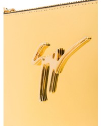 goldene Leder Clutch von Giuseppe Zanotti Design
