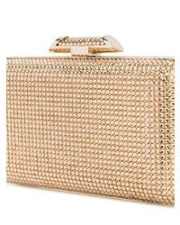 goldene Leder Clutch von Inge Christopher