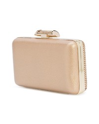 goldene Leder Clutch von Inge Christopher