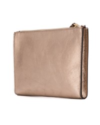 goldene Leder Clutch von Stella McCartney