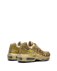 goldene Leder niedrige Sneakers von Nike