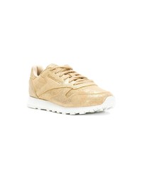 goldene Leder niedrige Sneakers von Reebok