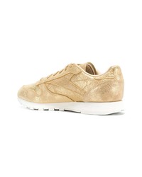 goldene Leder niedrige Sneakers von Reebok