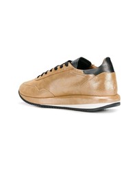 goldene Leder niedrige Sneakers von Ghoud