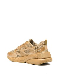 goldene Leder niedrige Sneakers von Diesel