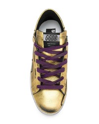 goldene Leder niedrige Sneakers von Golden Goose Deluxe Brand