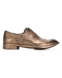 goldene Leder Oxford Schuhe von Officine Creative