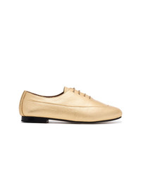 goldene Leder Oxford Schuhe von Newbark