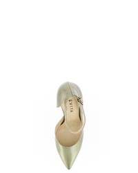 goldene Leder Pumps von Evita