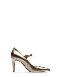 goldene Leder Pumps von Evita