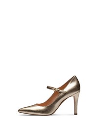 goldene Leder Pumps von Evita