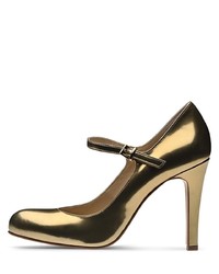 goldene Leder Pumps von Evita