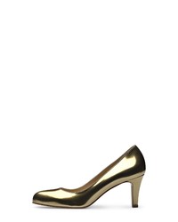 goldene Leder Pumps von Evita