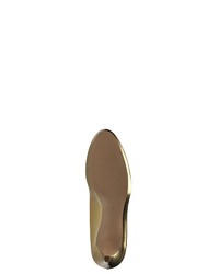 goldene Leder Pumps von Evita