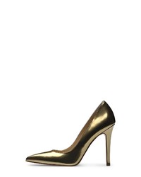 goldene Leder Pumps von Evita