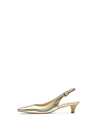 goldene Leder Pumps von Evita