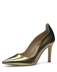 goldene Leder Pumps von Evita