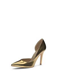 goldene Leder Pumps von Evita