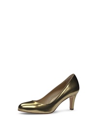 goldene Leder Pumps von Evita