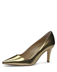 goldene Leder Pumps von Evita