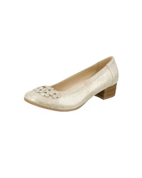 goldene Leder Pumps von Lei by tessamino