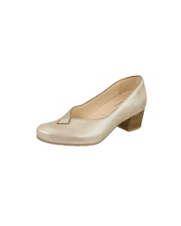 goldene Leder Pumps von Lei by tessamino