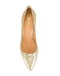 goldene Leder Pumps von MICHAEL Michael Kors