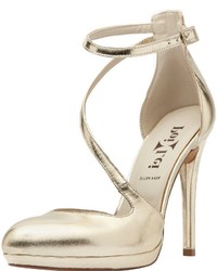 goldene Leder Pumps von PoiLei