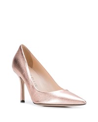 goldene Leder Pumps von Marc Ellis