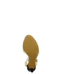 goldene Leder Sandaletten von Evita