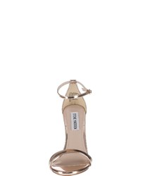 goldene Leder Sandaletten von Steve Madden