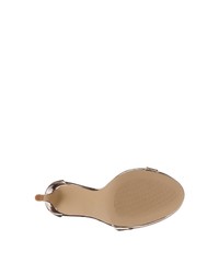 goldene Leder Sandaletten von Steve Madden