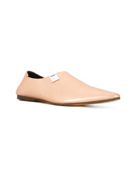 goldene Leder Slipper von Yoshiokubo