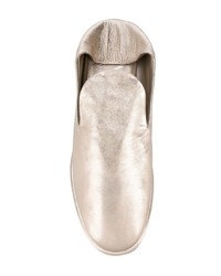 goldene Leder Slipper von AGL