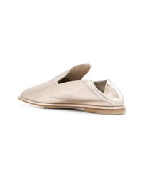 goldene Leder Slipper von AGL