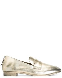 goldene Leder Slipper von Marsèll