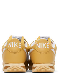 goldene Leder Sportschuhe von Nike