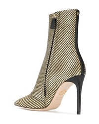 goldene Leder Stiefeletten von Dsquared2