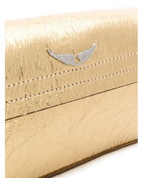 goldene Leder Umhängetasche von Zadig & Voltaire