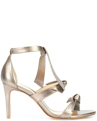 goldene Ledersandalen von Alexandre Birman