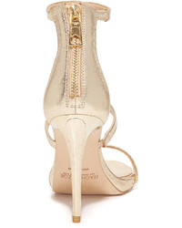 goldene Ledersandalen von Rachel Zoe