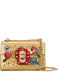 goldene Ledertaschen von Dolce & Gabbana