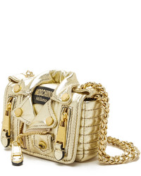 goldene Ledertaschen von Moschino