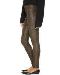 goldene Leggings von Sass & Bide