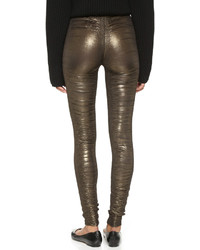 goldene Leggings von Sass & Bide