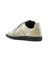 goldene niedrige Sneakers von Maison Margiela