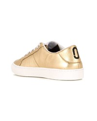 goldene niedrige Sneakers von Marc Jacobs