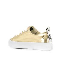 goldene niedrige Sneakers von Tommy Hilfiger