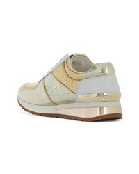 goldene niedrige Sneakers von MICHAEL Michael Kors